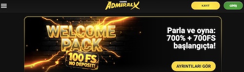 Amiral-X çevrimiçi kumarhane